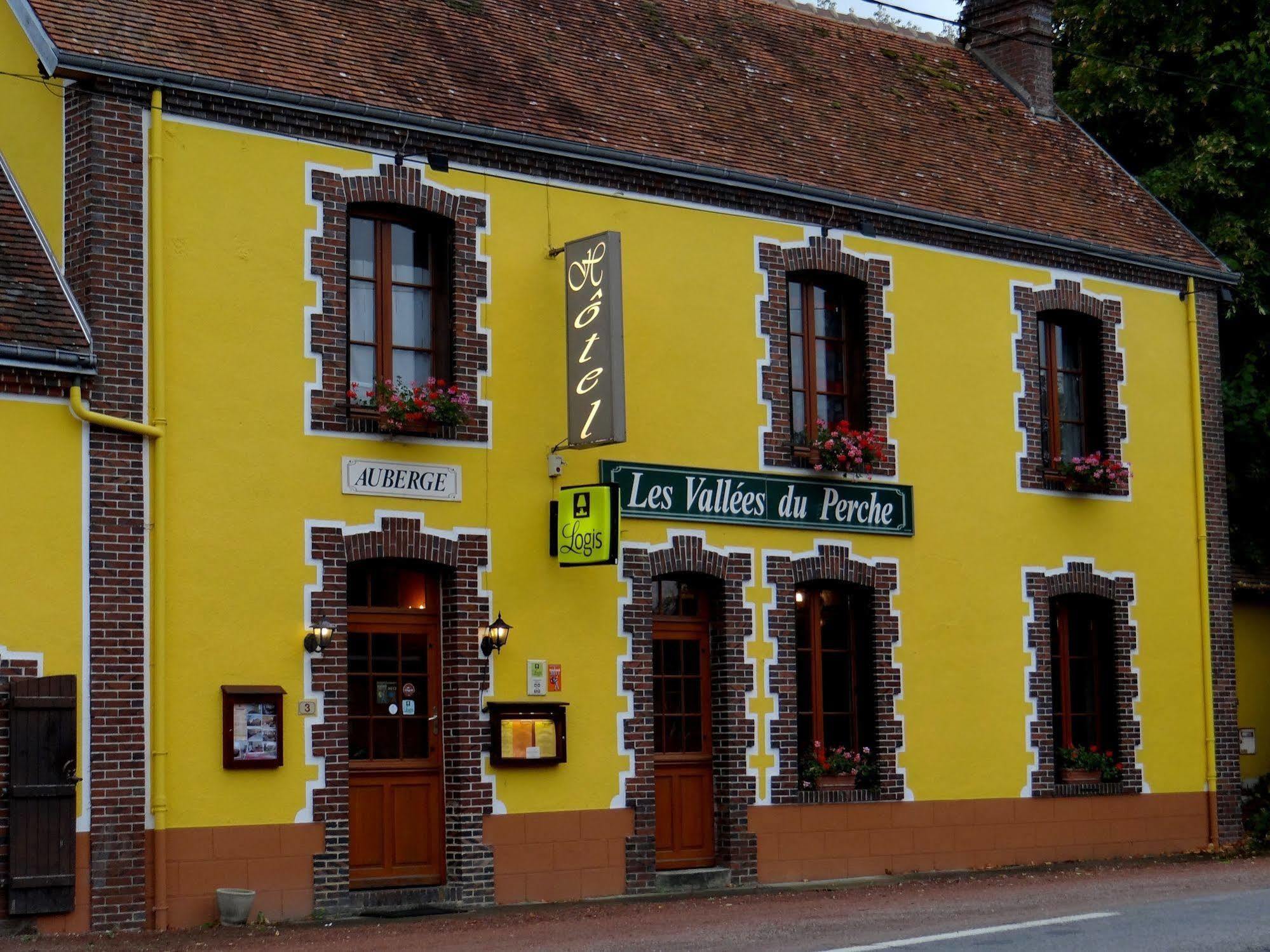 Logis-Hotel Restaurant Auberge Les Vallees Du Perche Vicheres Экстерьер фото
